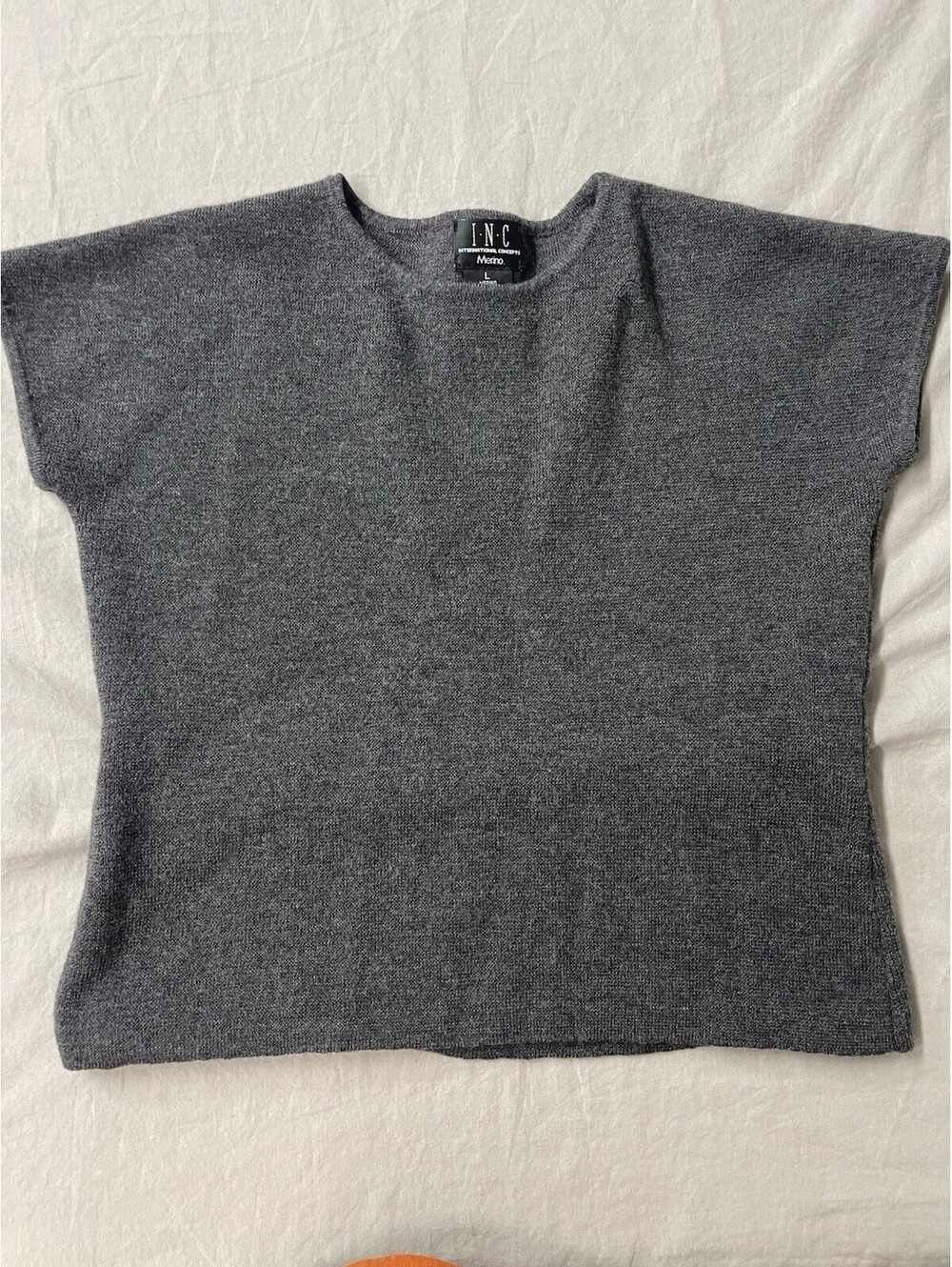 Vintage INC Wool Shirt Grey Size Large - Picture 1 of 6